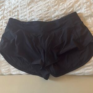 NWOT Lululemon speed shorts